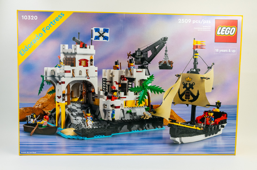 Eldorado Fortress LEGO set #10320 - front side of box